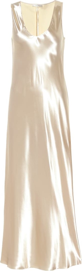 THE ROW Natasha satin maxi dress