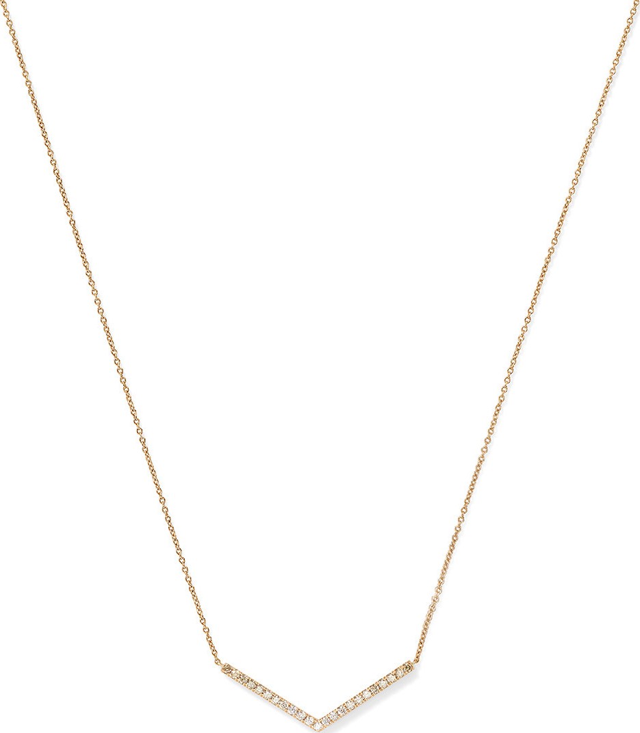 Eva Fehren rose gold ombre sergeant necklace