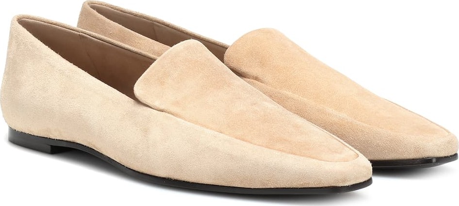 THE ROW Minimal suede loafers