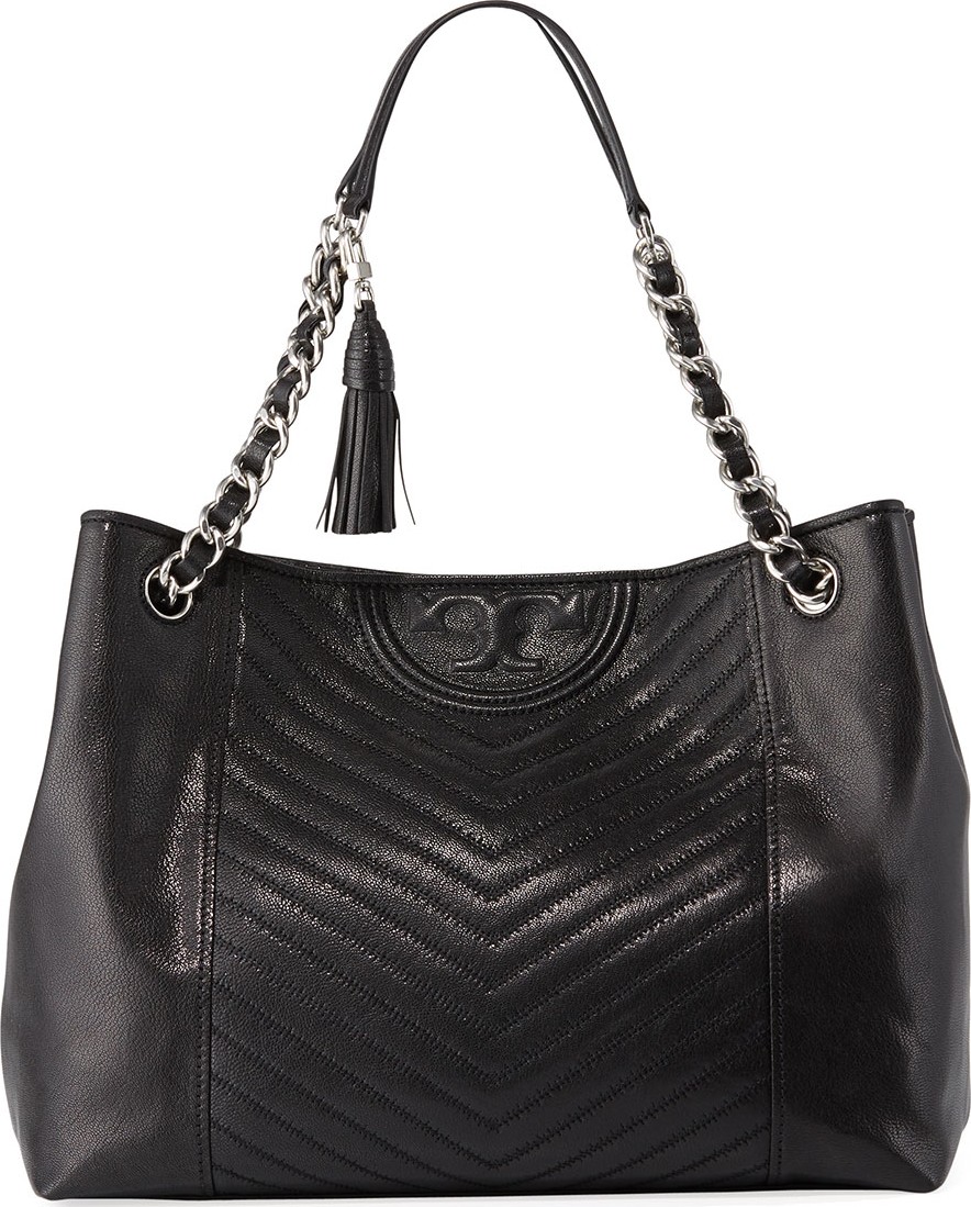 Tory Burch Fleming Large Distressed Leather Tote Bag