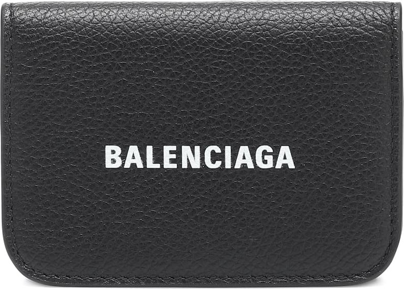 Balenciaga Logo leather wallet