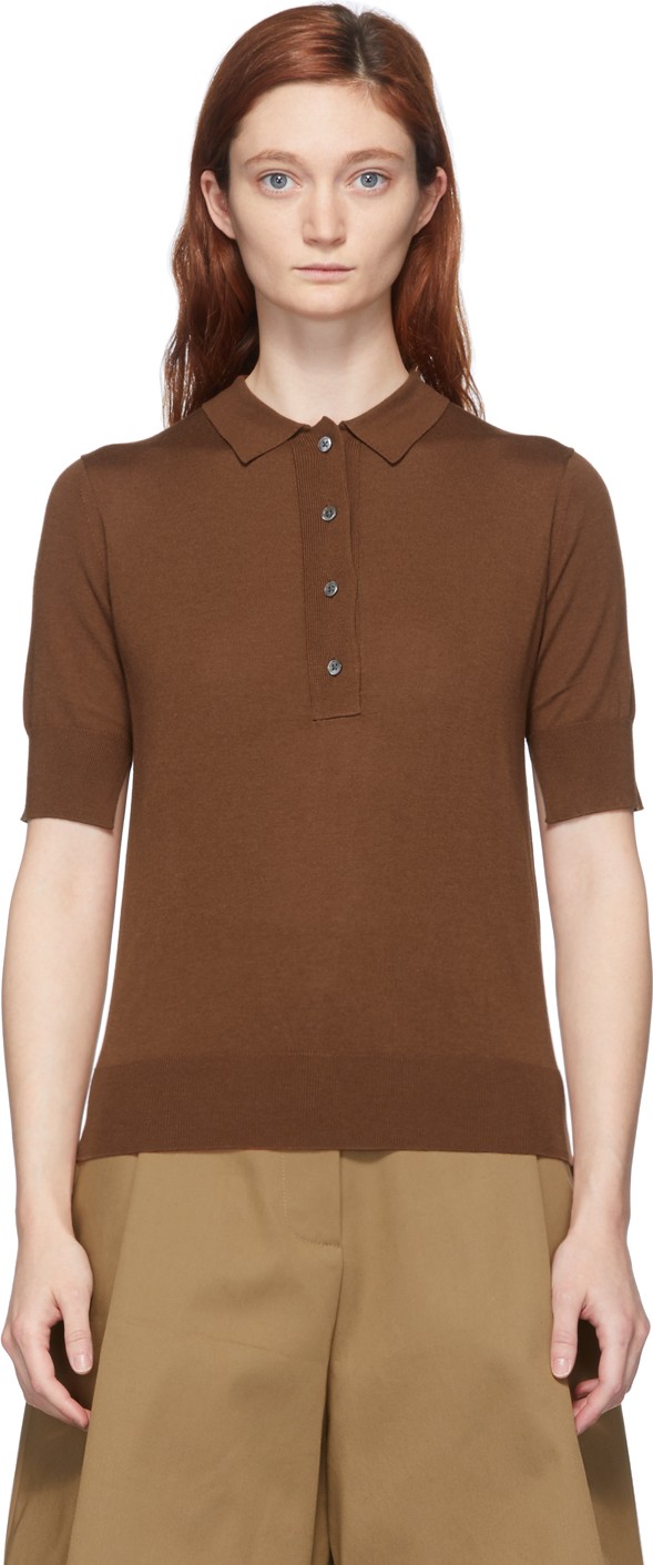 Studio Nicholson Brown Tolsa Polo