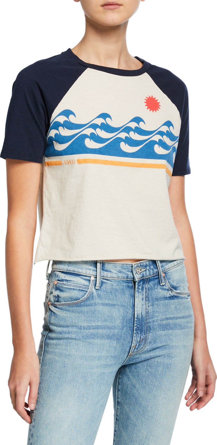 MOTHER The S/S Concert Cropped Graphic Tee