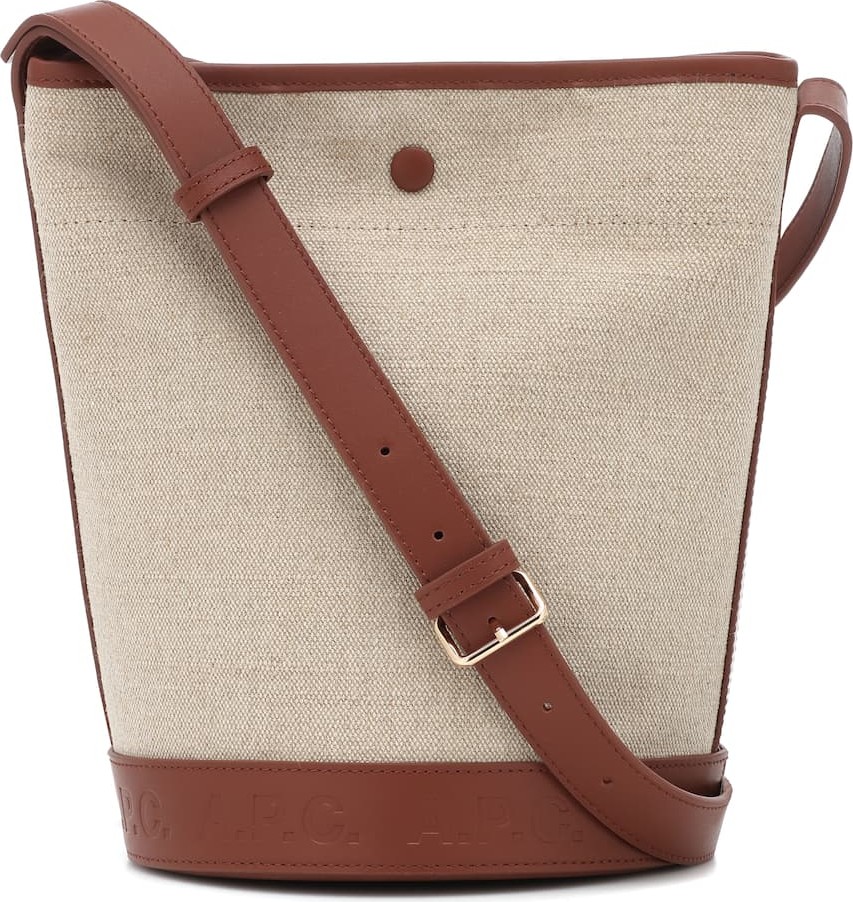 A.P.C. Hélène canvas bucket bag