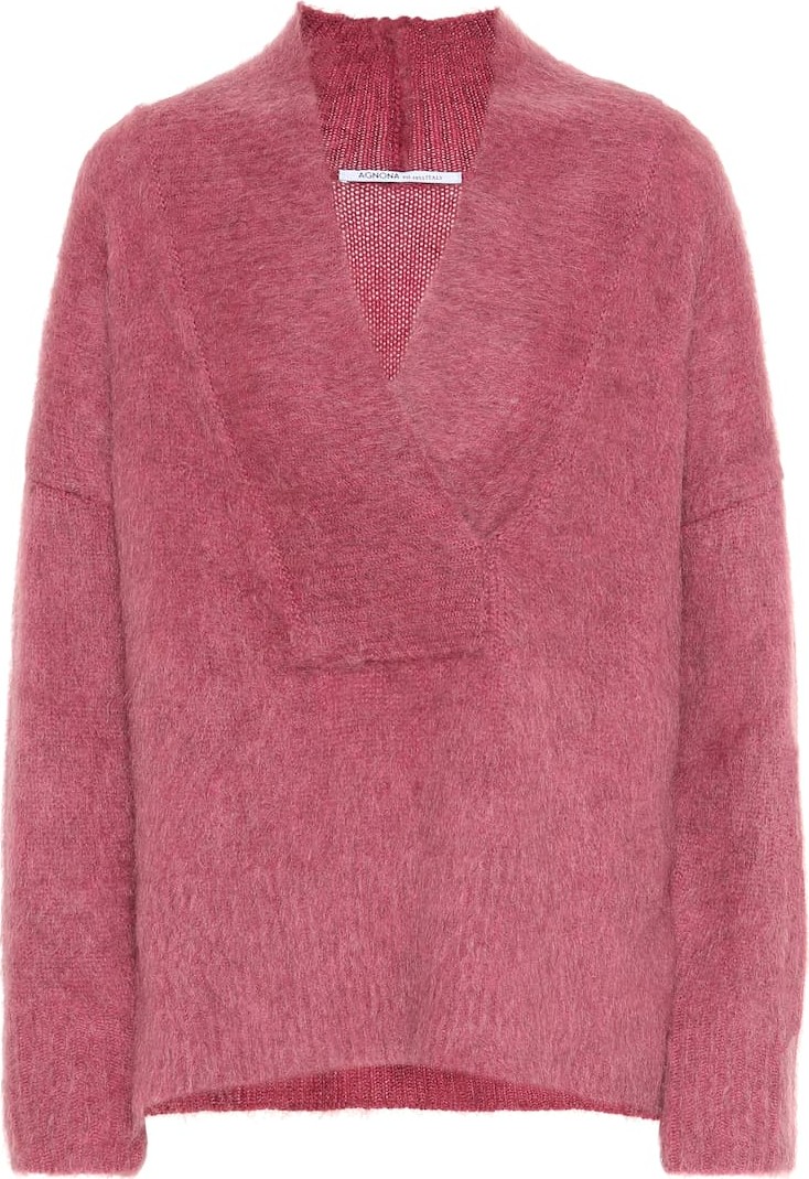 Agnona Wool and mohair-blend sweater