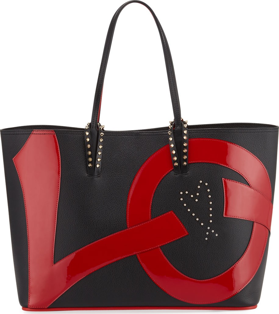 Christian Louboutin Cabata Love Calf Empire Paris Tote Bag