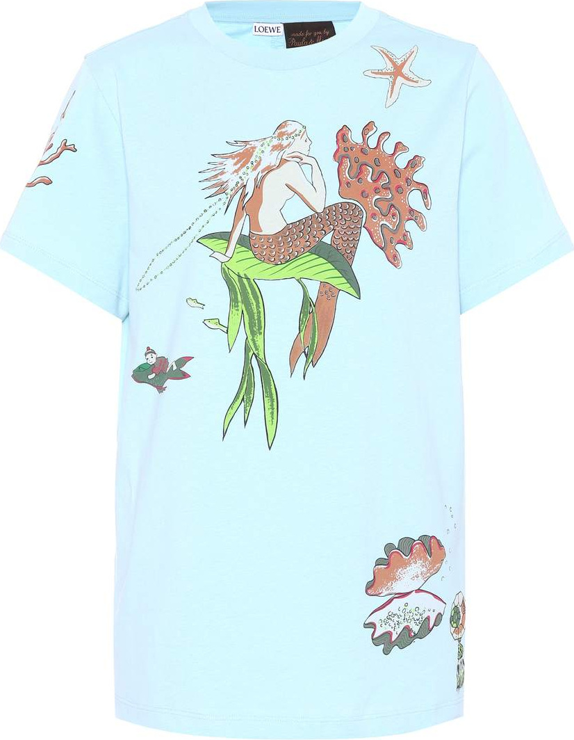 LOEWE X Paula's Ibiza printed cotton T-shirt