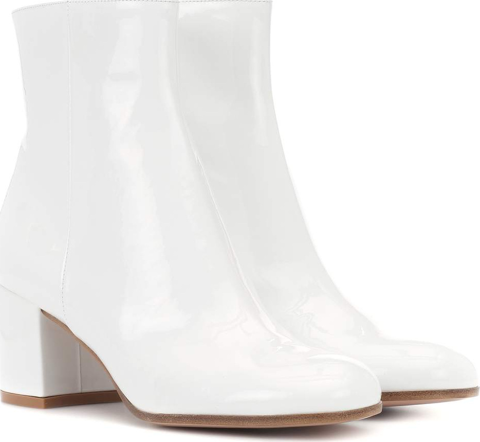 Gianvito Rossi Exclusive to mytheresa.com – Margaux Mid patent leather ankle boots