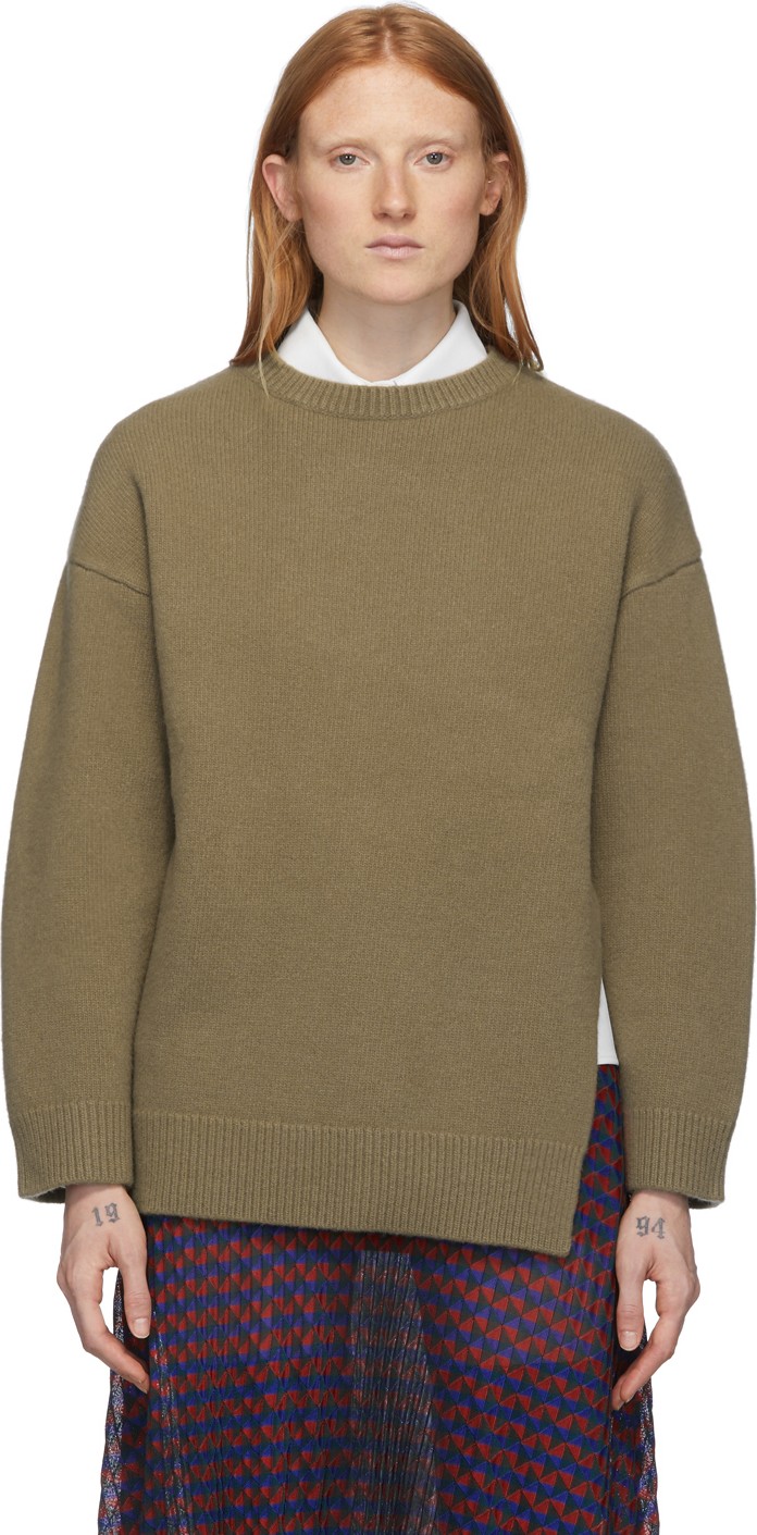 Ports 1961 Brown Wool Fully Fashioned Sweater