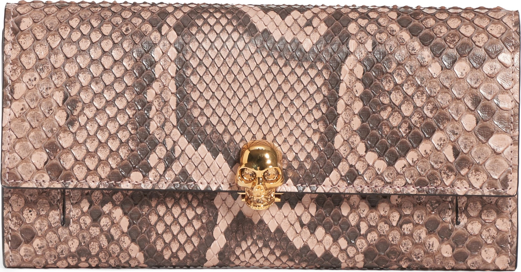 Alexander McQueen Genuine Python Wallet on a Chain