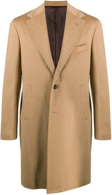 Barba - Single-breasted wool coat