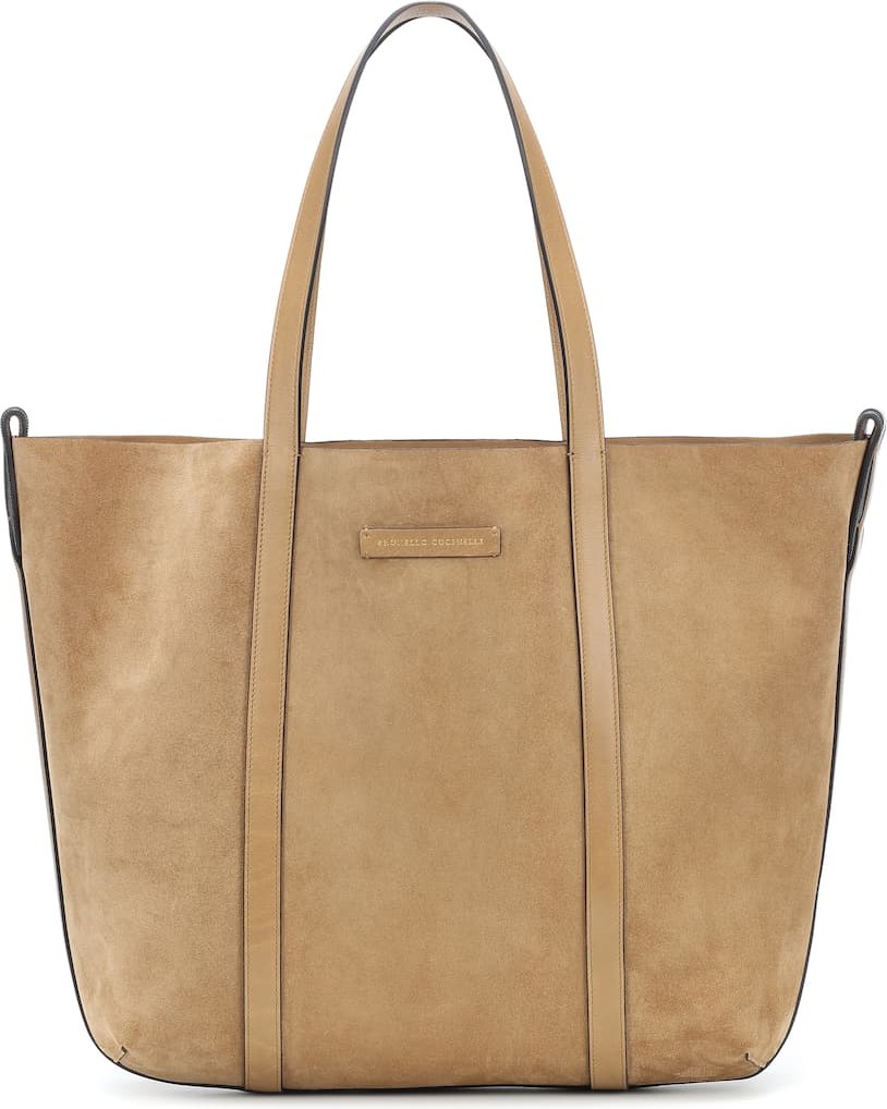 Brunello Cucinelli Suede tote