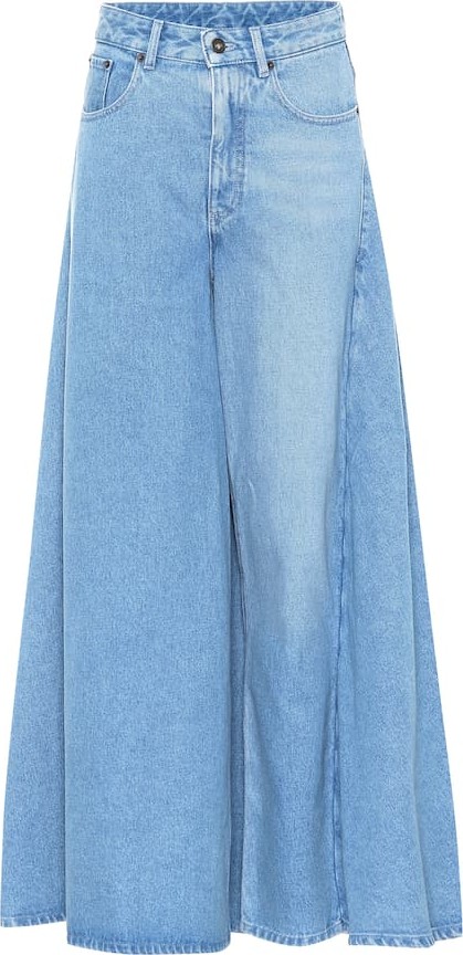 Y/Project Denim maxi skirt