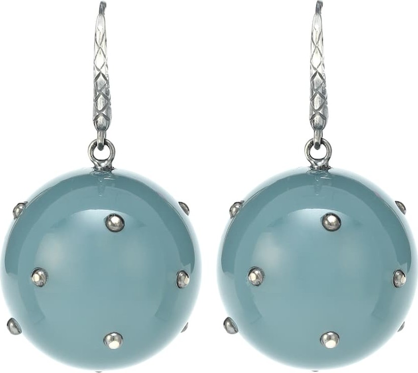 Bottega Veneta Embellished resin earrings