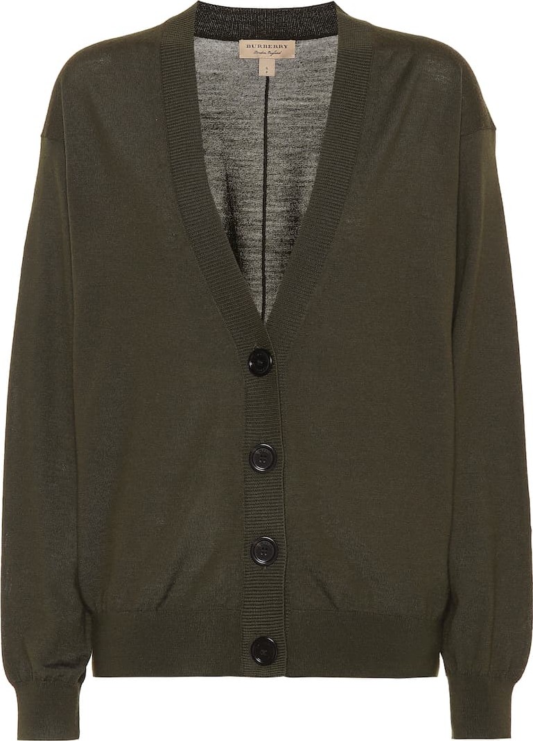 Burberry London England Merino wool cardigan