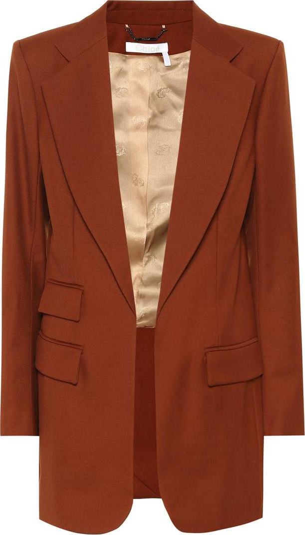 Chloe Wool twill blazer