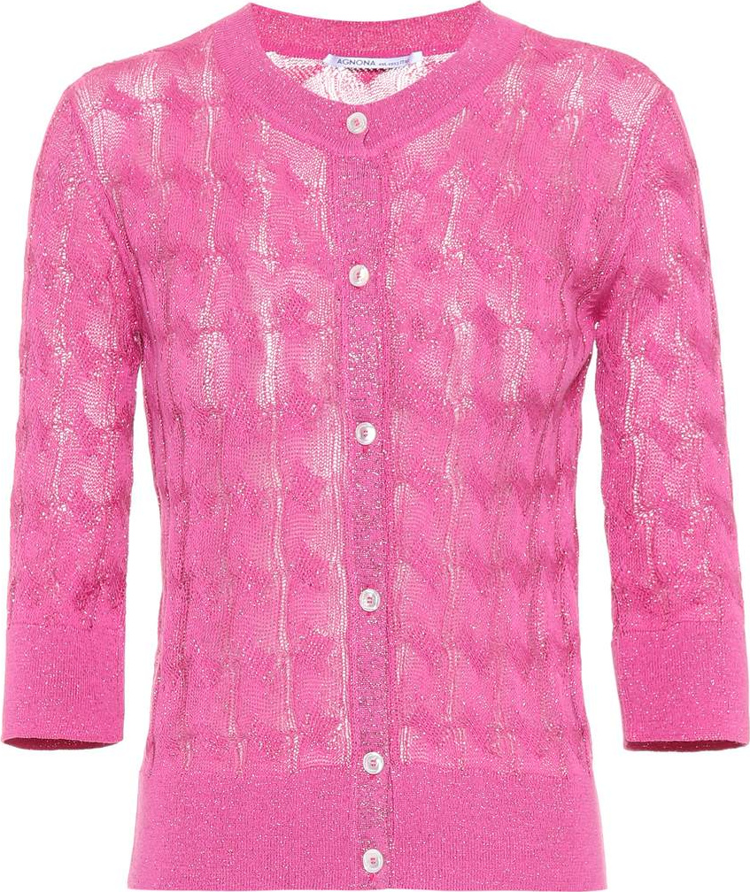 Agnona Cotton and silk-blend cardigan