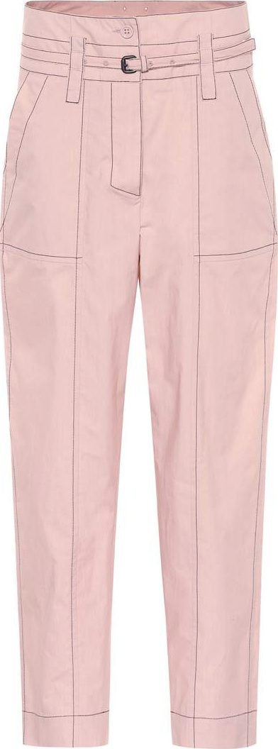 Bottega Veneta High-waisted cotton pants