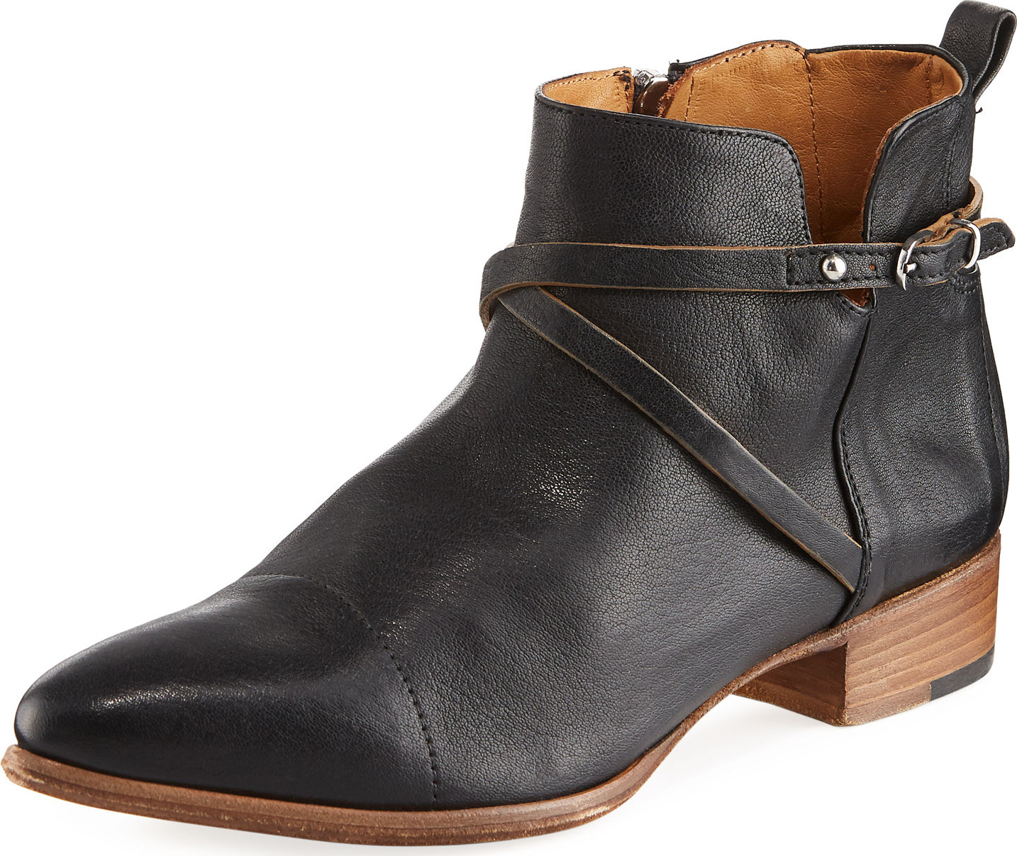 Alberto Fermani Mea Leather Ankle Boot