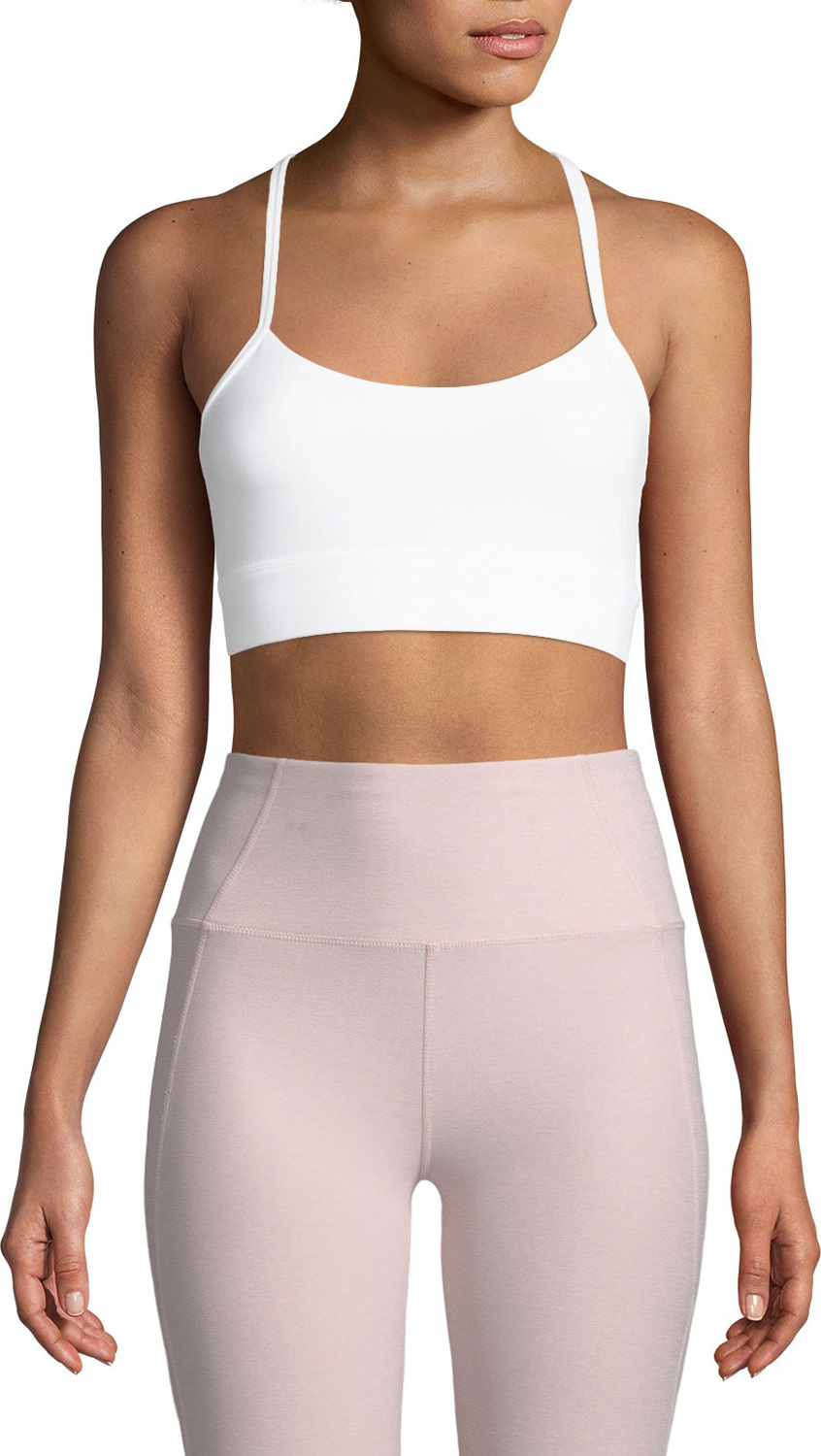 Varley Feliz Mesh-Back Performance Crop Top
