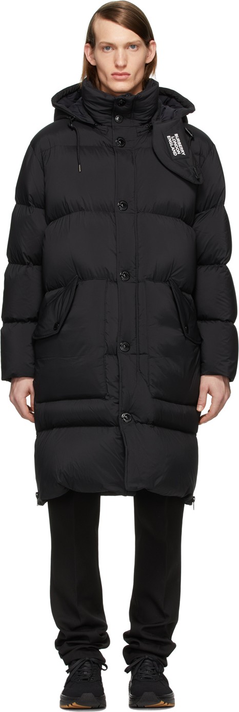 Burberry London England Black Down Puffer Jacket