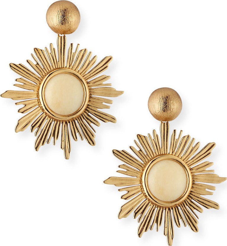 Akola Sunburst Drop Earrings