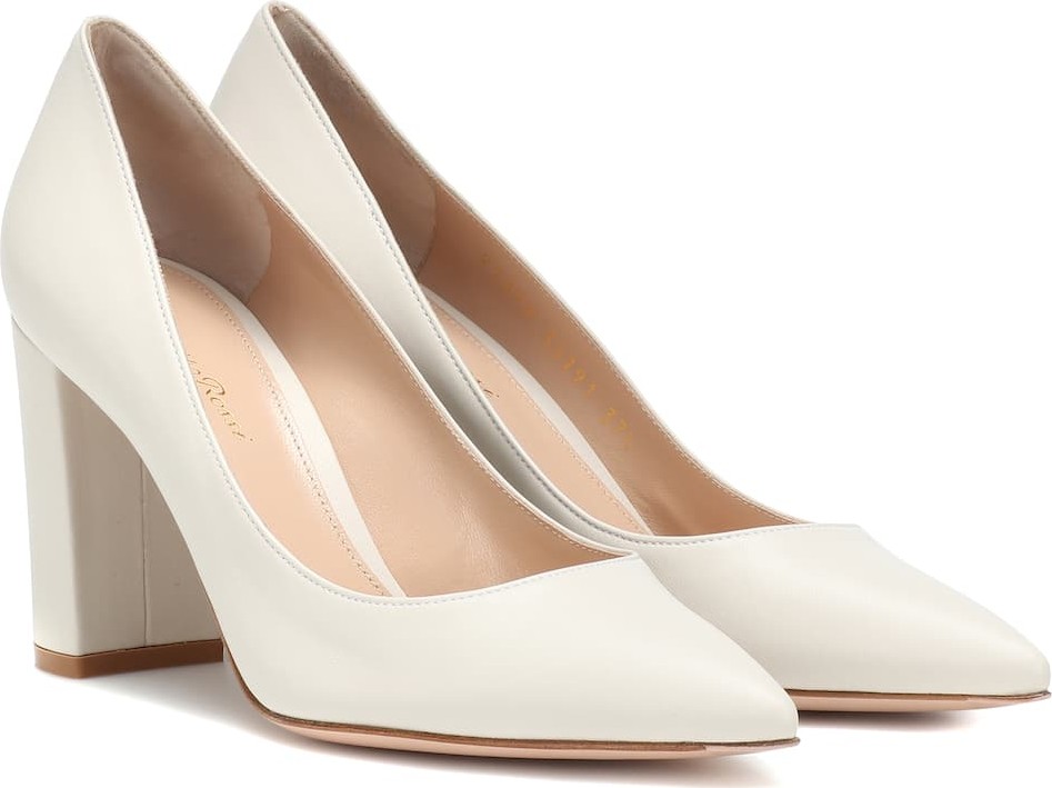 Gianvito Rossi Piper 85 leather pumps