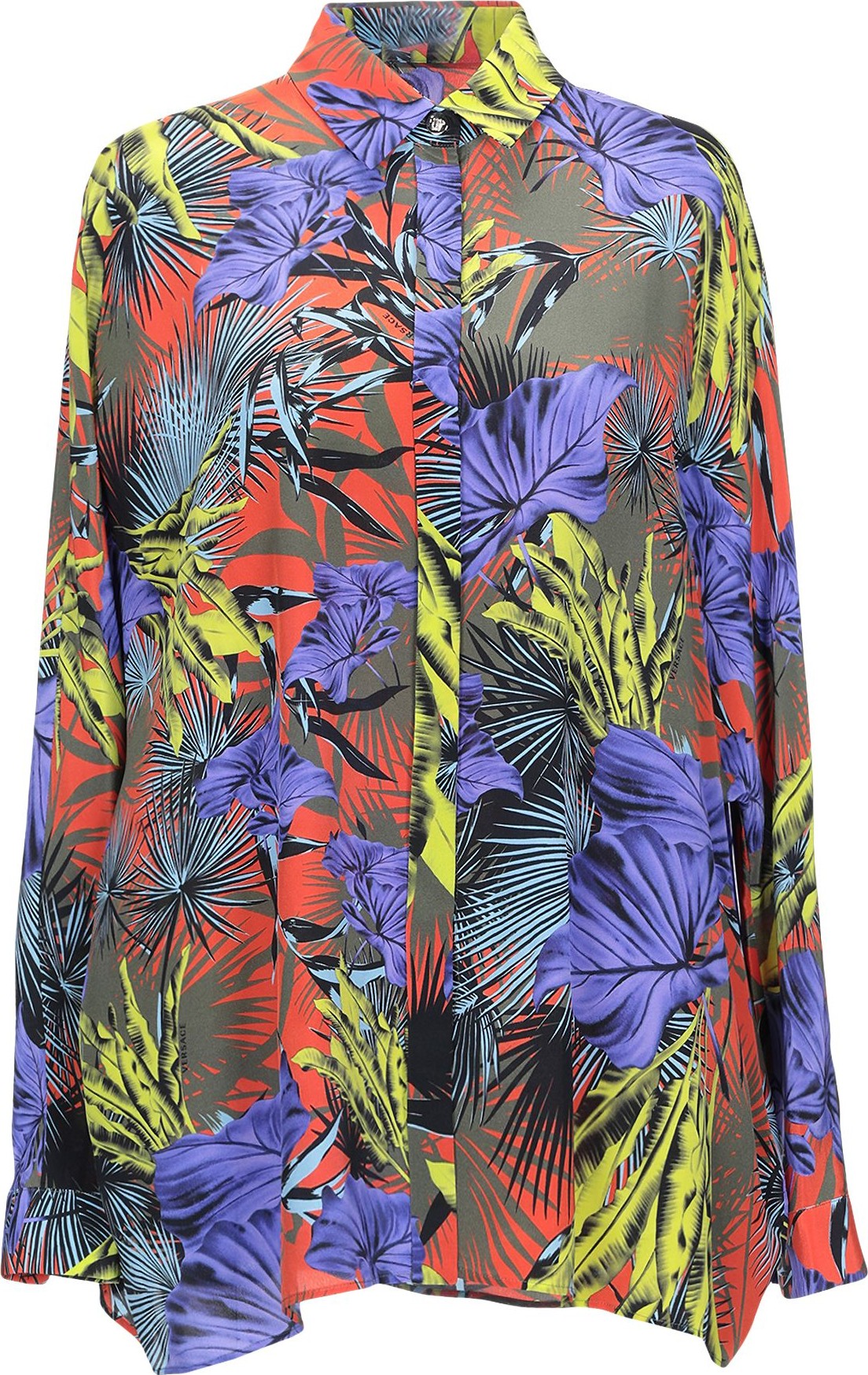 Versace Floral Shirts & Blouses