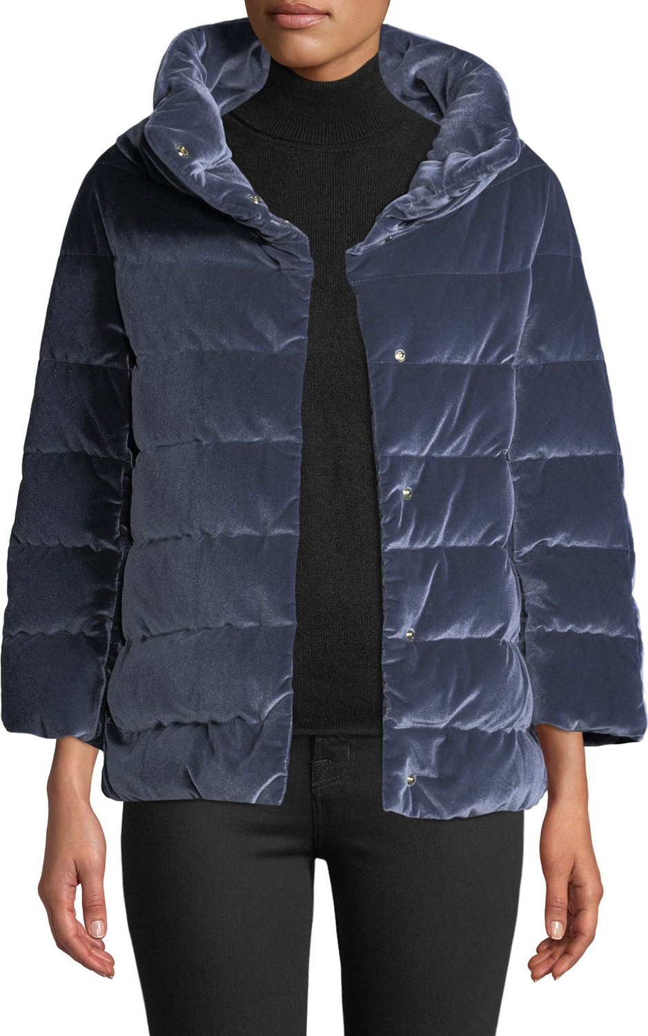 Herno Velvet Quilted Down Jacket