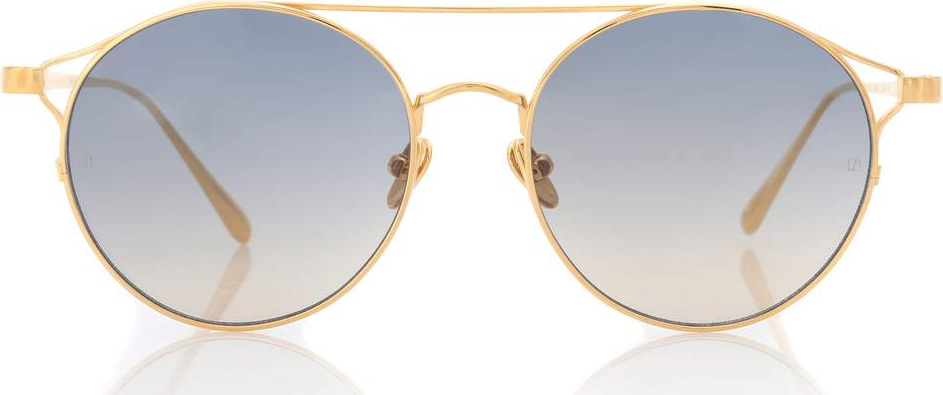 Linda Farrow Round aviator sunglasses