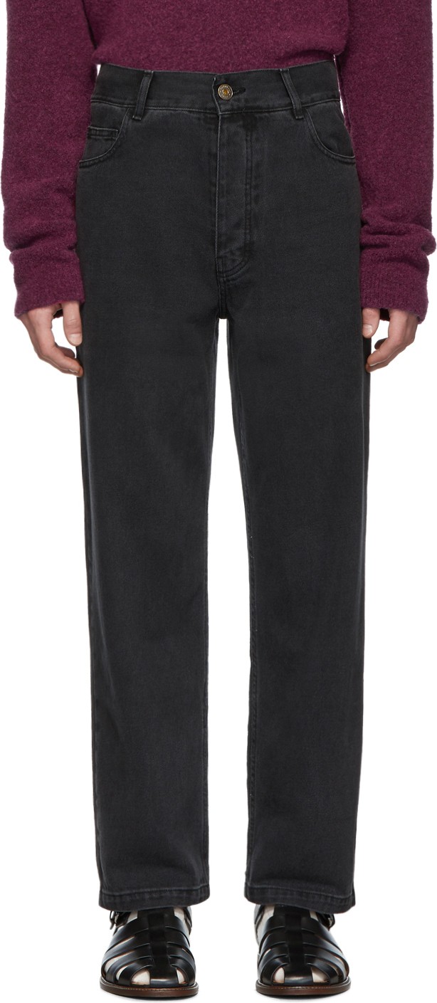 Nanushka Black Cesar Jeans