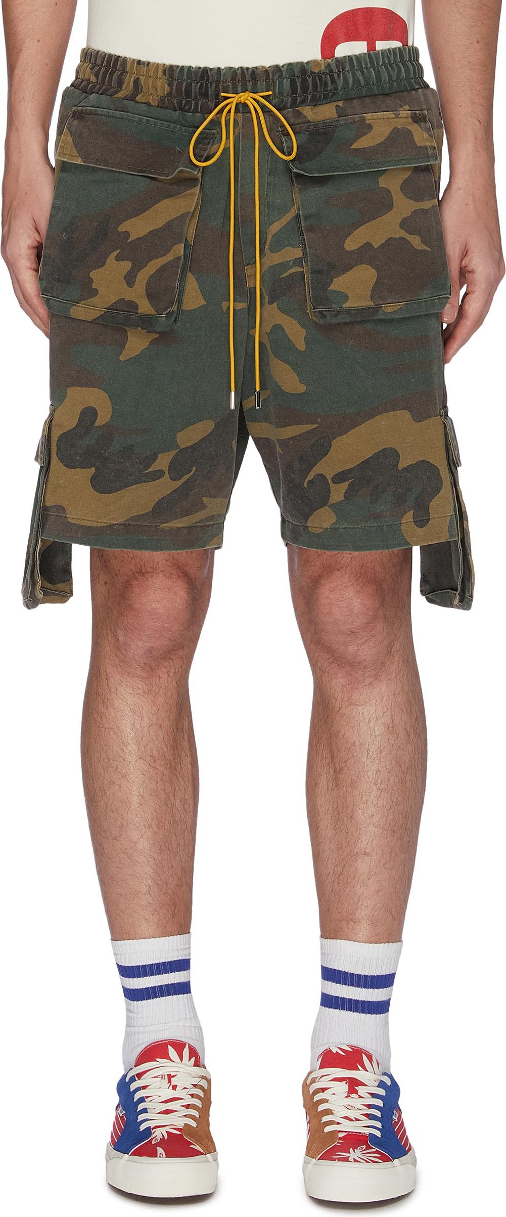 RHUDE Camouflage print cargo shorts
