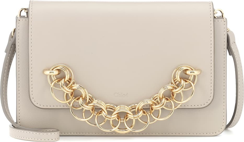 Chloe Drew Bijou leather clutch