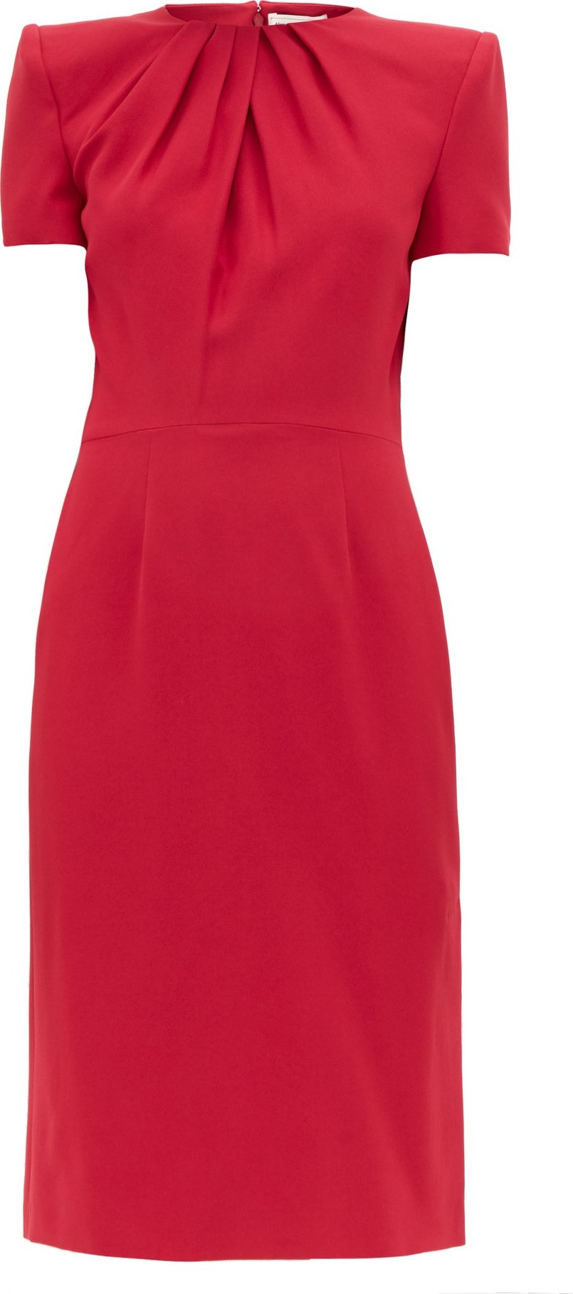 Alexander McQueen Draped crepe dress