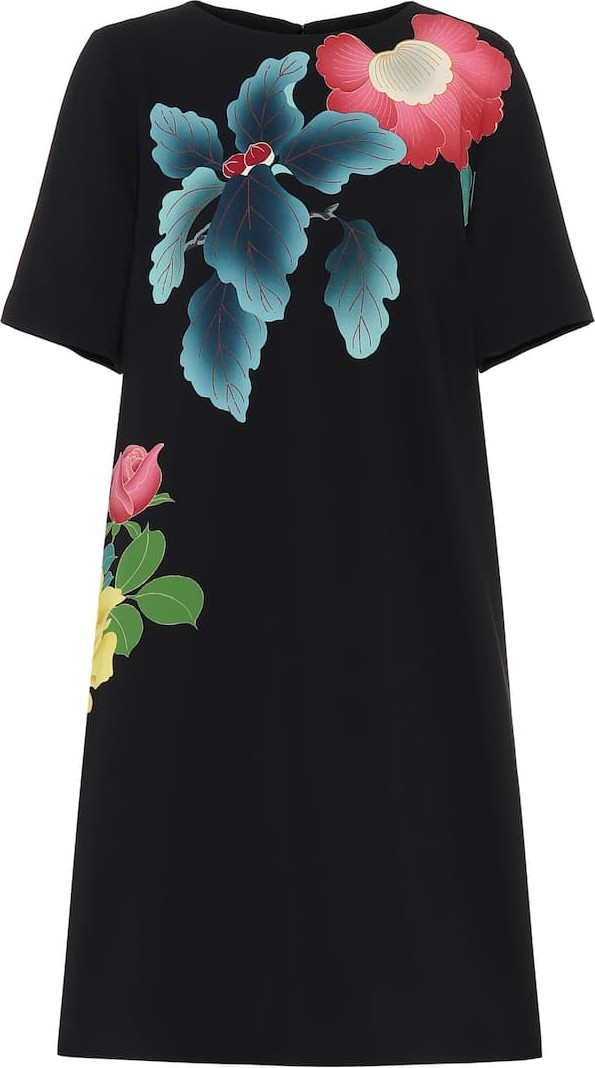 Etro Floral crêpe dress
