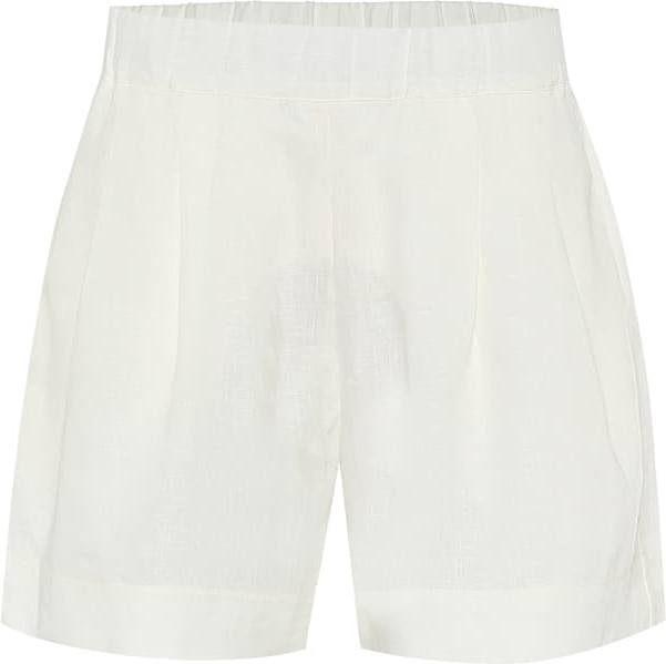 Asceno Zurich wide-leg linen shorts