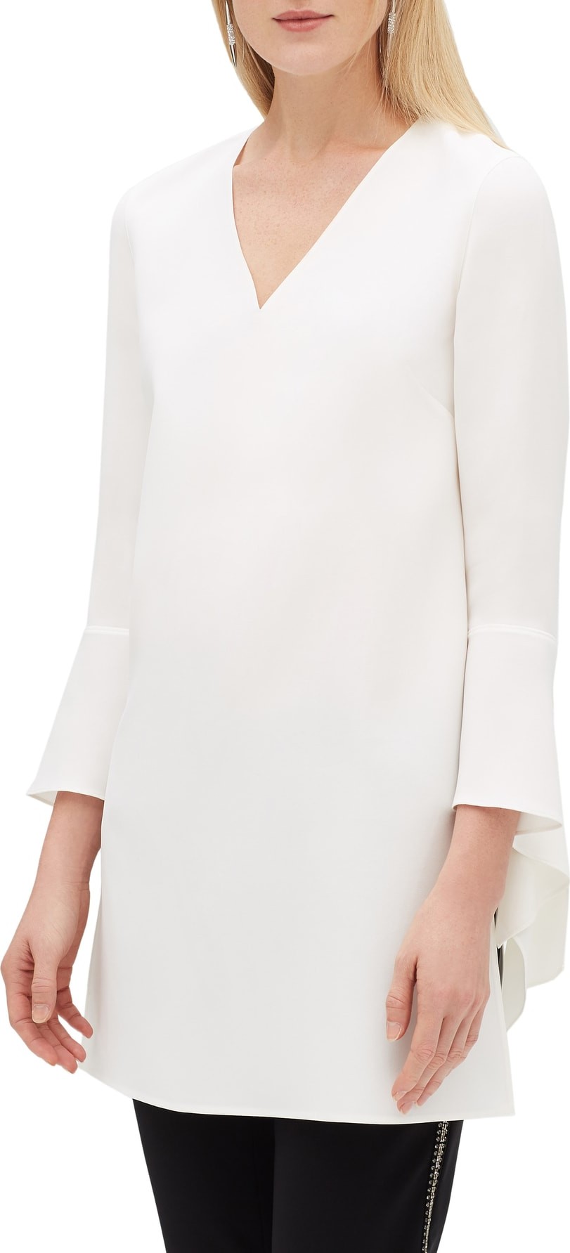 Lafayette 148 New York Rosita Silk Double Georgette Blouse