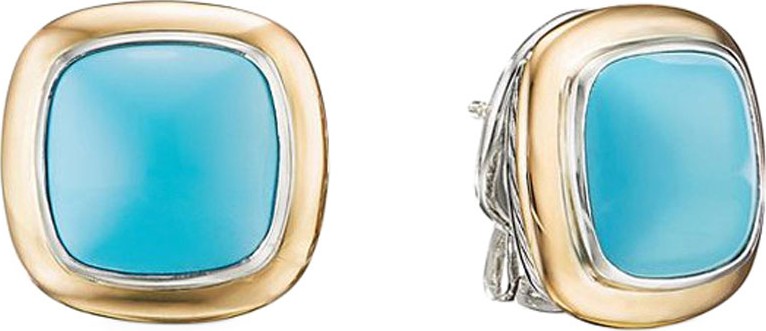 David Yurman Albion Turquoise Stud Earrings