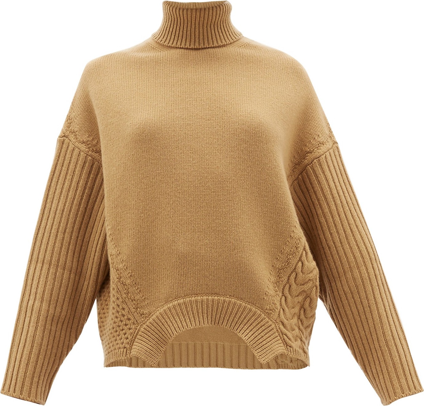 Golden Goose Deluxe Brand Roll-neck cable-knit wool sweater