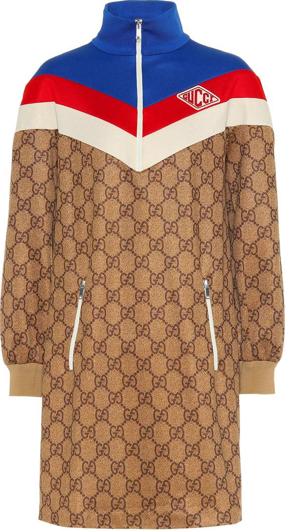 Gucci GG technical jersey dress