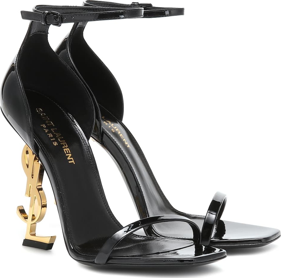 Saint Laurent Opyum 110 patent leather sandals