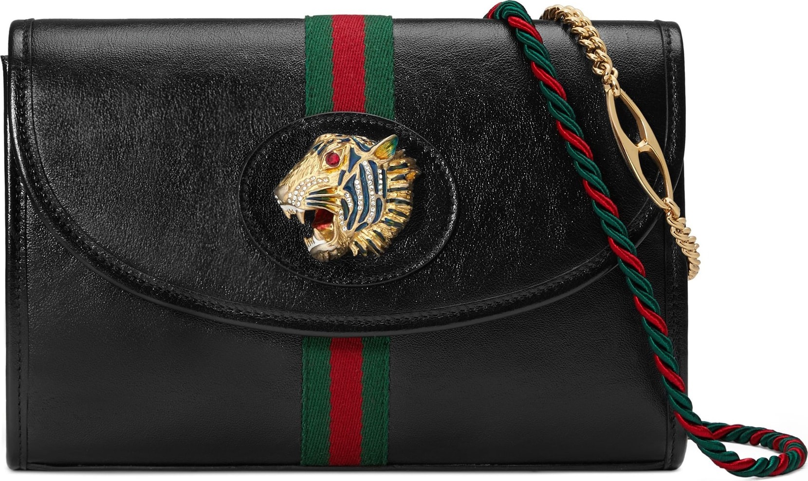 Gucci Small Linea Rajah Leather Shoulder Bag