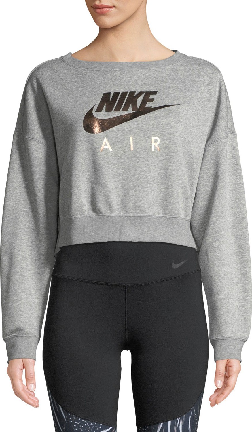 Nike Air Cropped Athletic Sweatshirt
