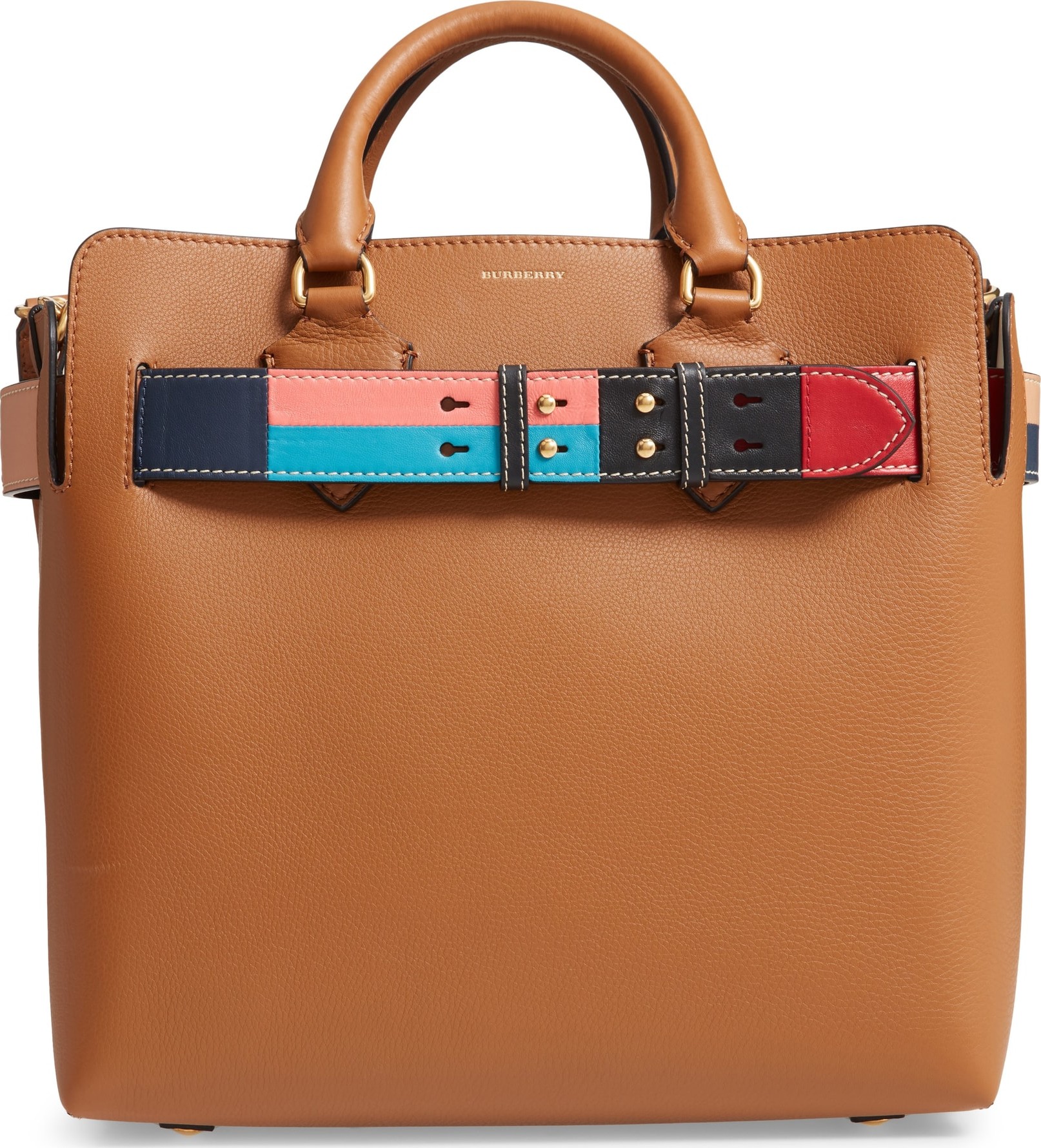 Burberry London England Medium Belt Bag Leather Tote