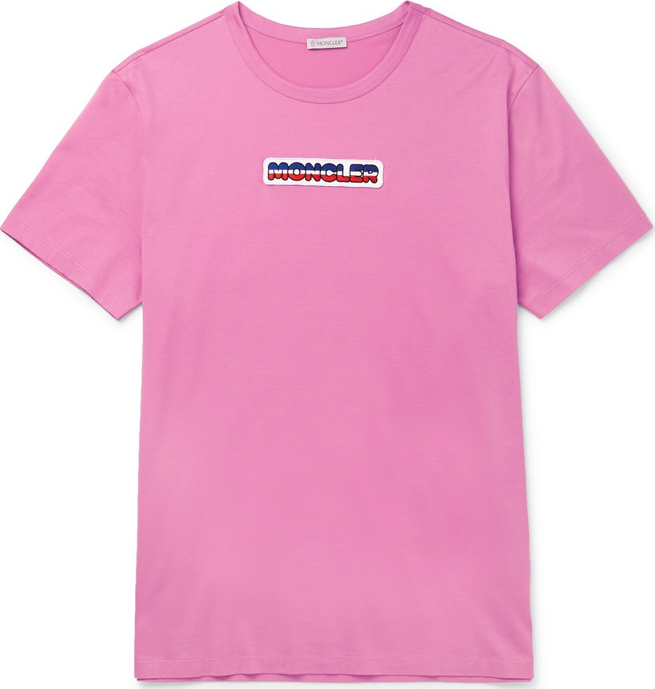Moncler Logo-Appliquéd Cotton-Jersey T-Shirt