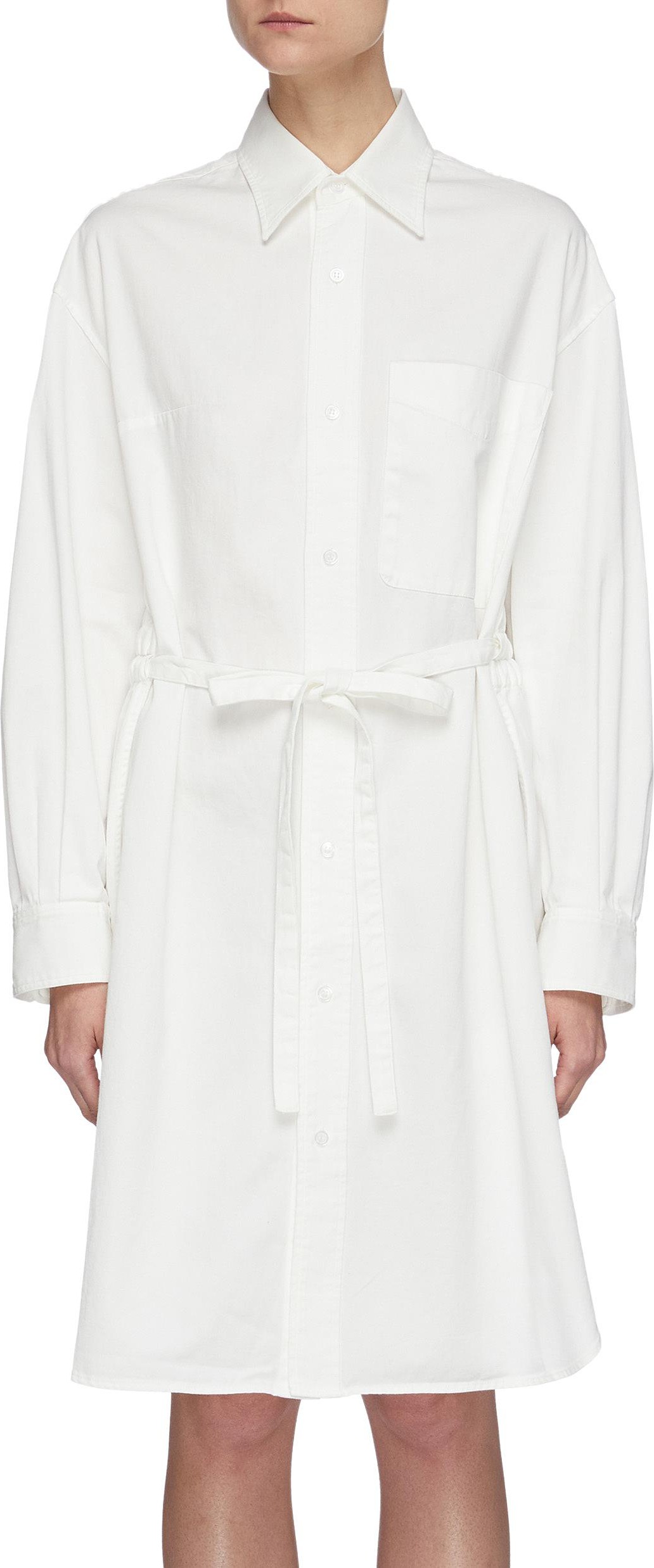 R13 Belted oversized button up shirt dress R13 Belted oversized button up shirt dress