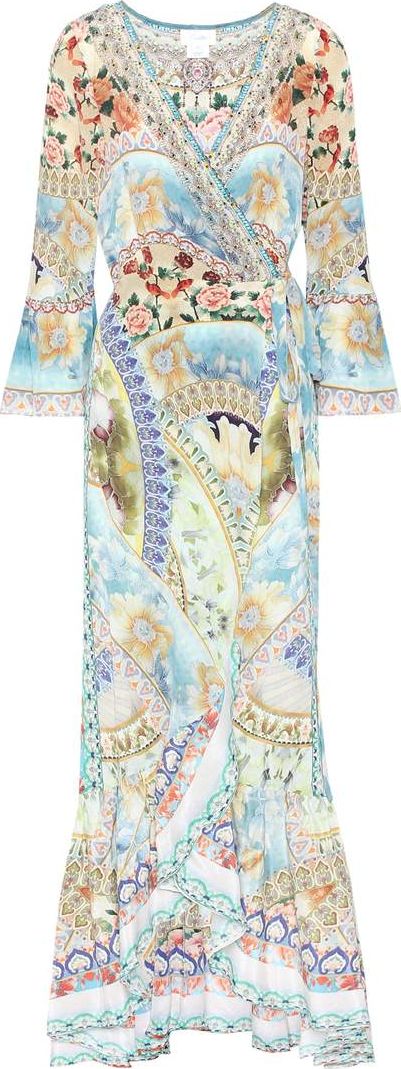 Camilla Embellished silk maxidress