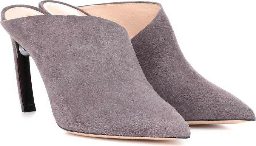 Nicholas Kirkwood Mira Pearl suede mules