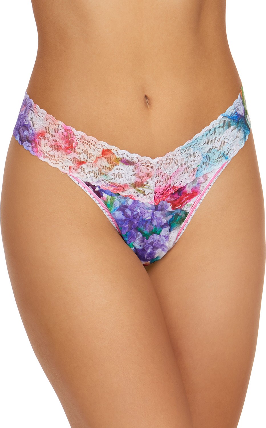 Hanky Panky Impressionista Original-Rise Lace Thong