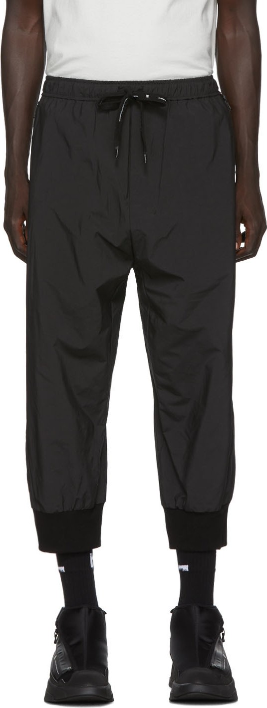 Julius Black Taffeta Nilos Lounge Pants